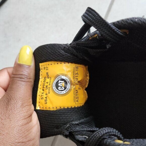 Caterpillar CAT Venward Composite Toe ASTM Work Safety Shoe Womens 6 Wide - Picture 7 of 10